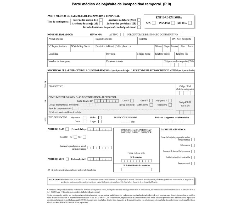 ¿QUÉ TRÁMITES REALIZAR PARA LA GESTIÓN DE UNA BAJA POR INCAPACIDAD TEMPORAL EN UN CONTRATO DE FORMACIÓN EN ALTERNANCIA?